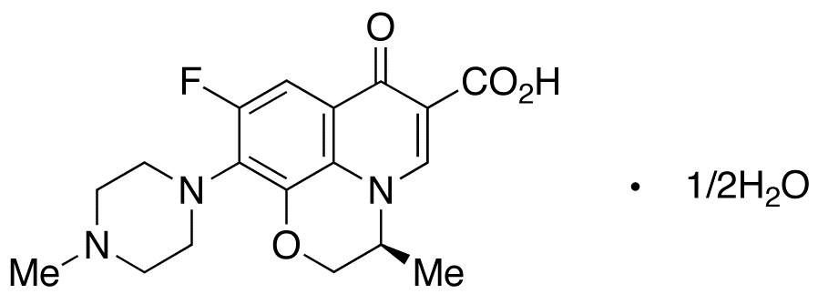 左氧氟沙星半水合物,138199-71-0,结构式