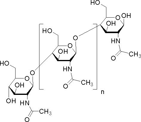 甲壳素,1398-61-4,结构式