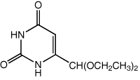 6(二乙氧基甲基)尿嘧啶,16953-48-3,结构式