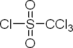 三氯甲基磺酰氯 ,2547-61-7,结构式