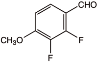 2,3-二氟-4-甲氧基苯甲醛,256417-11-5,结构式