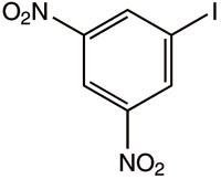 5二硝基苯,99% 1-iodo-3,5-dinitrobenzene, 99%,6276-04-6,结构式