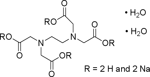 乙二胺四乙酸二钠,6381-92-6,结构式