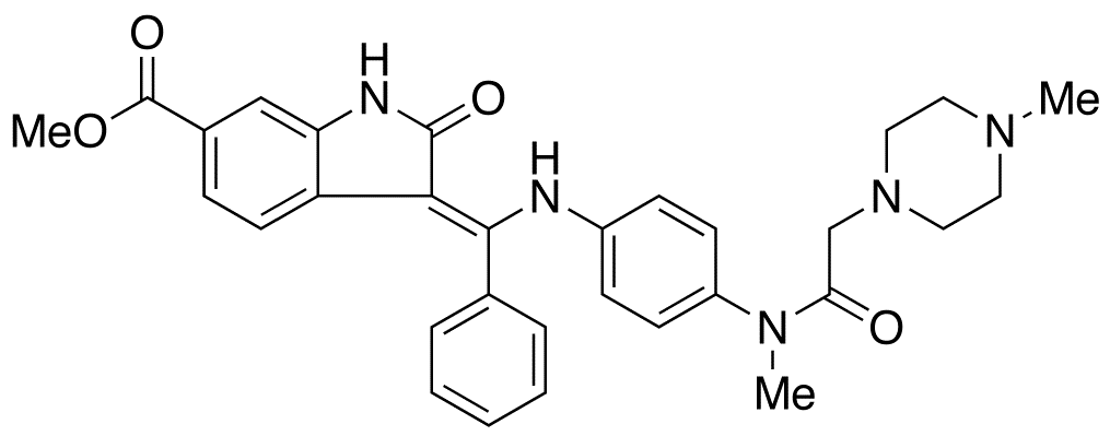 尼达尼布,656247-17-5,结构式