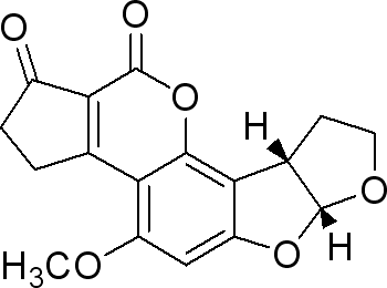 黄曲霉素b2,7220-81-7,结构式