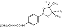 4-(3-异丙基酰脲基)苯硼酸频哪酯,874291-02-8,结构式